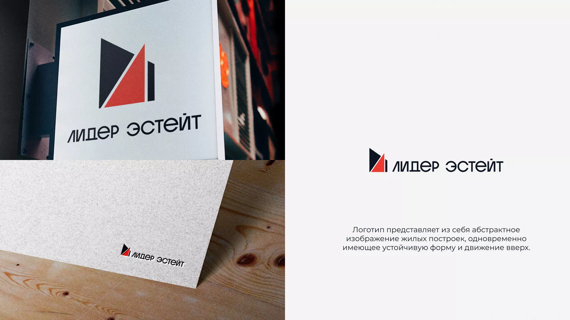 Сделали логотип для агентства недвижимости «Лидер Эстейт» в Кызыле